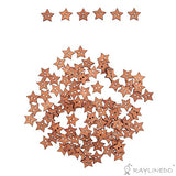RayLineDo Pack of 20G About 100pcs Buttons- Brown Star Color Vintage Style Delicate Wood Buttons