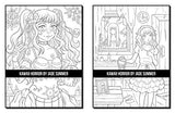 Kawaii Horror: An Adult Coloring Book with Adorable Girls, Spooky Scenes, Mysterious Places, Scary Adventures, and More!