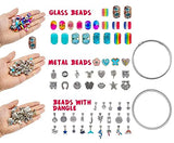 Bracelet Making Kit for Teen Girl, Beads for Jewelry Making Supplies, Charm Bracelets DIY Crafts Gifts Toys for Teenage Girls Age 8-12