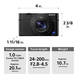 Sony RX100 VI 20.1 MP Premium Compact Digital Camera w/ 1-inch sensor, 24-200mm ZEISS zoom lens and pop-up OLED EVF