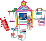 Barbie Club Chelsea Doll and School Playset, 6-inch Blonde, with Accessories, Gift for 3 to 7 Year Olds