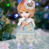 1/8ShugoFairy Jon N N Doll Girl Slender Body Free Eye Balls Fashion Shop Lillycat Normal Skin NudeDoll Human Version