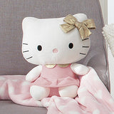 Lambs & Ivy Hello Kitty Plush, Pink/White