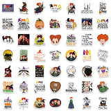 Halloween Hocus Pocus Stickers 100 Pack Halloween Party Decorations Stickers Vinyl Waterproof for Teens Kids Adults Gifts Stickers