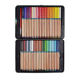 Marco Renoir Fine 48 Colors Water Soluble Drawing Pencil Set Non-toxic Pencils Tin Wooden