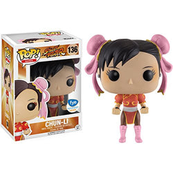 Funko Chun-Li (f.y.e. Exclusive): Street Fighter x POP! Games Vinyl Figure & 1 POP! Compatible PET Plastic Graphical Protector Bundle [#136 / 13445 - B]