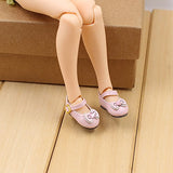 Fortune days toys for 1/6 Doll Shoes, Kitty cat and Butterfly Style Handmade Shoes Four, Suitable Blythe ICY licca Azone Body and More! (Withe Bowknot)