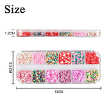 Love Heart Nail Sequins, Women Candy Pink Red DIY Nail Art Manicure Tool Nail Glitter Flakes Manicure Accessories Heart Nail Sequins Nail Decorations