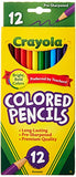 Crayola Long Colored Pencils, 12-Count, Pack of 12, Assorted Colors