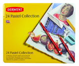 Derwent Pastel Collection, Metal Tin, 24 Count (0700301)