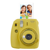 Fujifilm Instax Mini 9 Instant Film Camera - Fujifilm Instax Mini Instant Film, Twin Pack - Fujifilm Instax Mini Rainbow Film - Case for Fuji Mini Camera - Fuji Instax Accessory Bundle (Yellow)