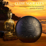 VEXOOM Alloy Steel Tongue Drum - Yoga Accessories - Healing Drum - Spiritual Gifts - Tongue Drum