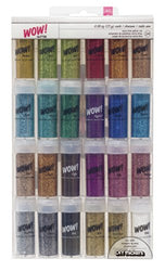 American Crafts Wow Extra Fine Glitter 24 Pack