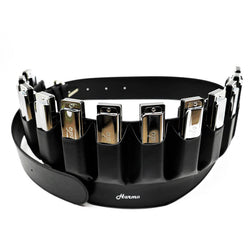 Harmonica Belt microfiber Leather for 12 harmonicas - Harmo