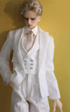 BJD Clothing White Vintage Suits for 1/3 BJD SD BB Girl Dollfie Dolls
