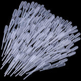 BronaGrand 200 Pieces Graduated Transfer Pipettes Plastic Eye Dropper Disposable Essential Oils Pipettes,Clear,Capacity 0.2ml