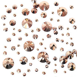 Crystal Rose Gold (001 ROGL) 144 pcs Swarovski 2058/2088 Crystal Flatbacks rhinestones nail art