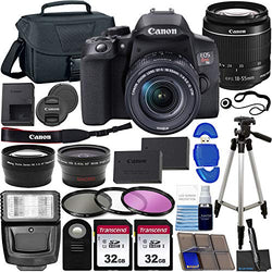 Canon EOS Rebel T8i DSLR Camera with 18-55mm Lens & Ultimate Accessory Bundle – Includes: 2X 32GB SDHC Memory Card, Extended Life Battery, Case, Filters & More