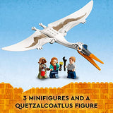 LEGO Jurassic World Quetzalcoatlus Plane Ambush 76947 Dinosaur Building Toy Set for Kids Aged 7 and up (293 Pieces)