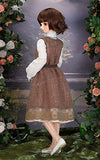 1/3 BJD Clothes Flower Path Girl Contains Key Necklace, Long Vest, Suede Belt, Flared Dress, Lace Socks