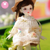 Cute BJD Doll Clothes Dress Outfits Handmade for 1/6 BJD SD Dress Up Ball Jointed Doll Clothes and Accessories,A