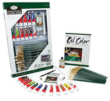 Royal & Langnickel RSET-ART3301 Essentials Clear View Oil Painting Set, Deluxe