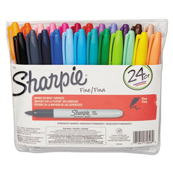 Sharpie 75846 Permanent Markers, Fine Point, Assorted Colors, 2 Sets of 24 Markers
