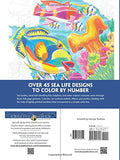 Creative Haven Sea Life Color by Number Coloring Book (Adult Coloring)