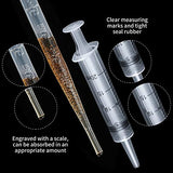 200 Pieces 3ml Plastic Transfer Pipettes 4 Pack 20ml Large Plastic Syringe Disposable Graduated Transfer Pipettes Dropper Makeup Tool for Essential Oils Mixture Science Laboratory Liquid Measuring