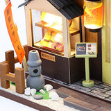 Cool Beans Boutique Miniature DIY Dollhouse Kit Wooden Japanese Sushi Shop (Japanese Sushi Shop)