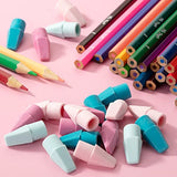 Mr. Pen- Pencil Erasers Toppers, 120Pack, Muted Pastel Colors, Erasers for Pencil, Pencil Top Erasers, Pencil Eraser, Eraser Pencil, Pencil Cap Erasers, Eraser Caps, Eraser Tops, Pencil Topper Erasers