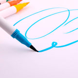 Twin Tip Brush Pens Colored Fine Tip Pen Set of 36, Dual Tip Brush Pens Art Markers Set, Fine and Brush Tip Colored Dual Pen for Kid Adult Coloring Book Drawing Bullet Journal Planner Calendar