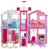 Barbie 3-Story House with Pop-Up Umbrella