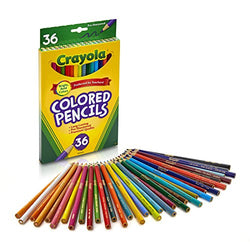 Crayola BIN4036BN Colored Pencils, 36 Assorted Colors Box, MultiPk 3 Boxes