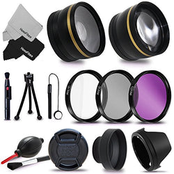 Essential 58mm Accessory Kit for CANON EOS REBEL T5i T4i T3i T2i T1i XTi XT SL1 XSi, EOS 700D