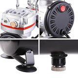 AW Pro 1/3 HP Twin-Cylinder Airbrush Compressor 3-7 Bar 3.5L Air Tank for Decorating Body Art