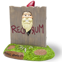 BigMouth Inc. The “Here’s Gnomey” Garden Gnome - The Shining Movie Themed Weatherproof Garden Decoration, Makes a Great Gag Gift - 9” Tall