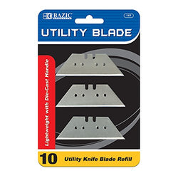 BAZIC Utility Knife Replacement Blade (10/Pack) (Case of 24)