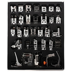 32Pcs Domestic Sewing Machine Presser Foot Feet Kit Set for Janome Brother Singer Domestic