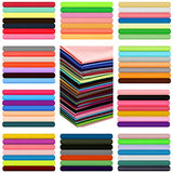 600 Pcs 4 x 4 Inch Solid Color Cotton Fabric Square Quilting Patchwork Fabric Pre Cut Multi Color Quilting Fabric Bundles for DIY Crafts Cloths Accessory