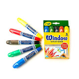 Crayola Washable Window Crayons - 5-count