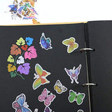 Vintage Flower Stickers -116 Pieces Washi Scrapbook Sticker for Bullet Journaling, Kid DIY Arts Crafts, Album,Scrapbooking, Planners, Junk Journal, Calendars and Notebook, Butterfly Decorative Decals