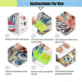 QAZWSX DIY 5D Sewing Machine Diamond Painting Kits for Adults Full Drill Diamond Painting Sewing Machine Mom's Tools for Home Wall Decor 30x40cm / 12x16 inch