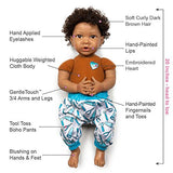 Paradise Galleries African American Black Reborn Baby Boy Doll, Wonderfully Made, 20 inches, Weighted Body, 7-Piece Doll Set