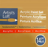 Artist's Loft Fundamentals Acrylic Paint 14 Piece Set by Artists Loft