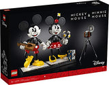 LEGO Disney Mickey Mouse & Minnie Mouse Buildable Characters (43179), Classic-Style Mickey Mouse Collectible Adult Building Kit, New 2021 (1,739 Pieces)