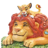 Enesco 6000972 Disney Traditions by Jim Shore Lion King Simba and Mufasa Father's Pride Figurine, 4.41 Inch, Multicolor