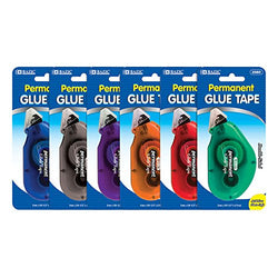 BAZIC 8 mm x 8 m Permanent Glue Tape, Case Pack of 24
