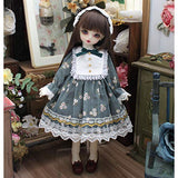 HMANE BJD Clothes 1/6, Cartoon Marguerite Printed Dress for 1/6 BJD Dolls (No Doll)