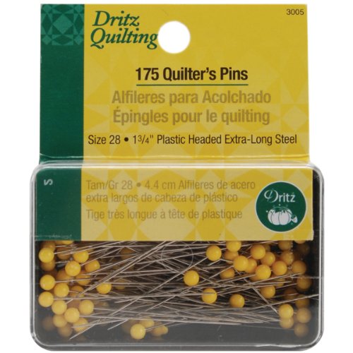 Dritz Quilting Quilter's Pins, 1-3/4 Inch - 175 Count